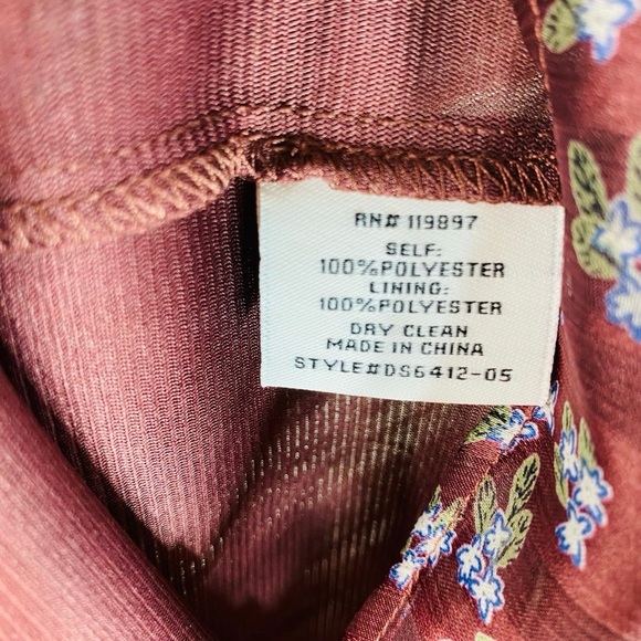 🆕Red Floral Dress - Picture 5 of 5